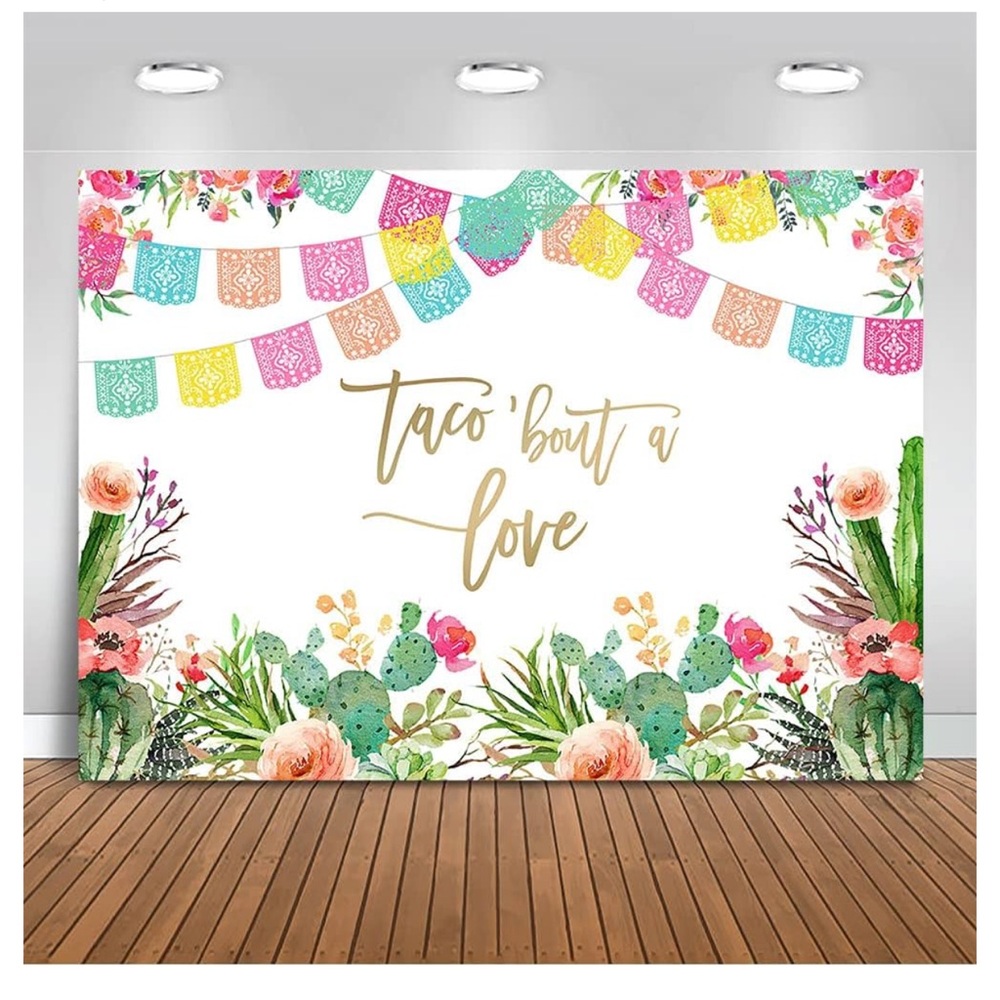 Taco Bout Love Photo Backdrop🌵🌮